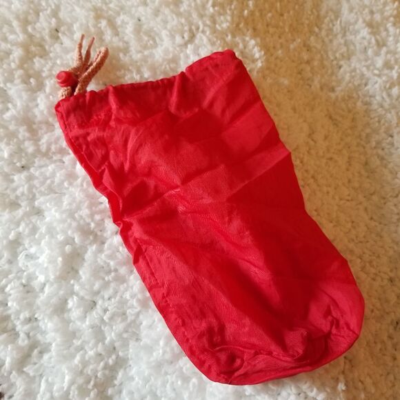 Vintage Red Nylon Windbreaker w/Hood S - Picture 9 of 9